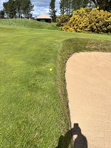 And I wonder what I did to upset the golf gods on #11.