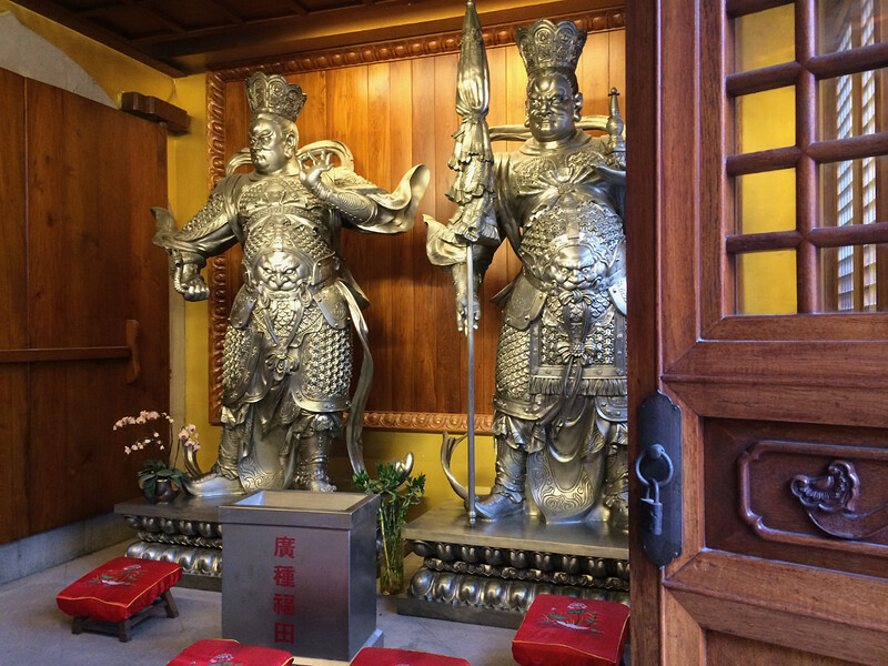 Surprising how many of the buddhas in the temple were armed