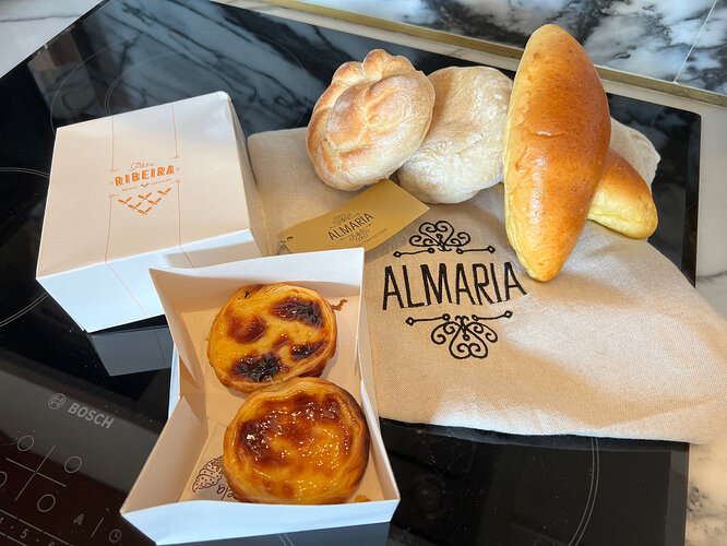 The freshly baked goods we got every morning l