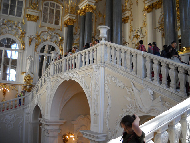 The Winter Palace stairs