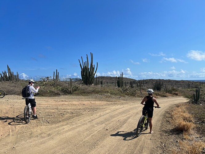 Stopping along the way for pix.