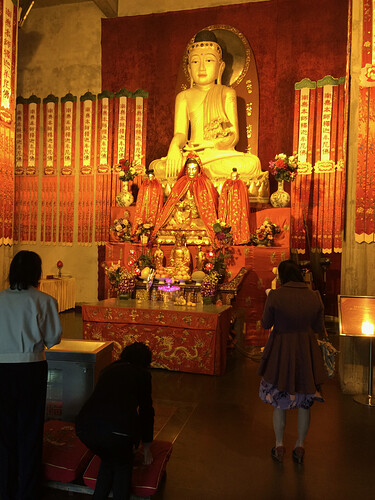 Sakyamuni - the First Buddha of Buddhism - made of 11 tons of White Jade.