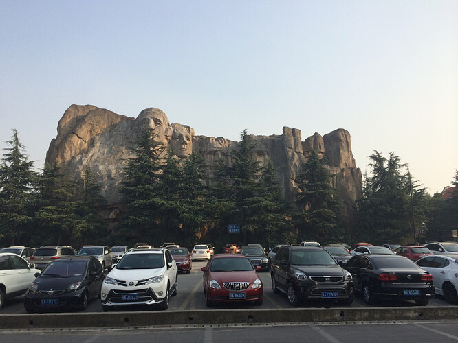 Tell me why they have a Mt. Rushmore replica....