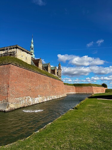 The imposing walls