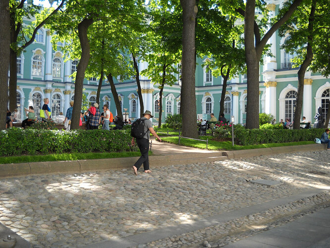 Heading into the Winter Palace