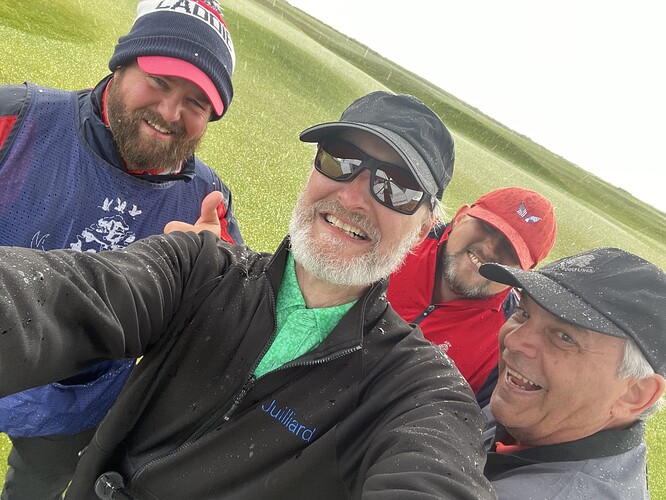 Billy, me, Davey, and Bill.