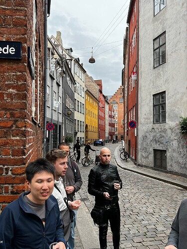 Glen, Roman, Sam, & Sergio as we stop for another taste.