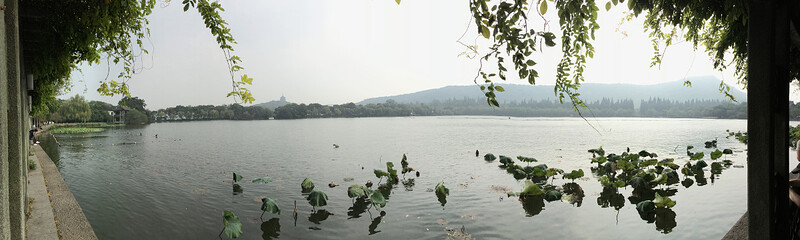 Looking out over West Lake