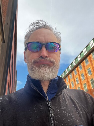 Walking around and getting a bit wet....