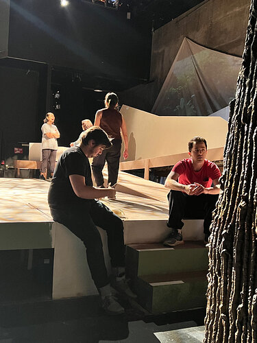 Sam is getting his glow tape game on