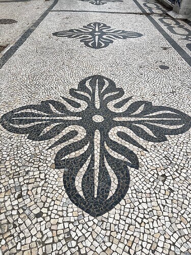 The beauty of the tile work