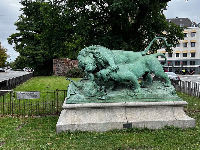 And some playful lions.