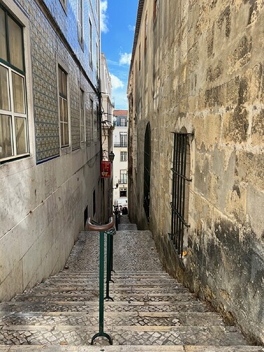 A tights street in Alfama