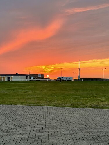 Wow. The sun rises over The Old Course. <br  />
