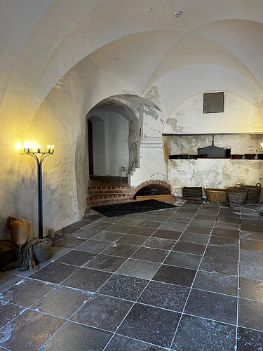 The main kitchen area.