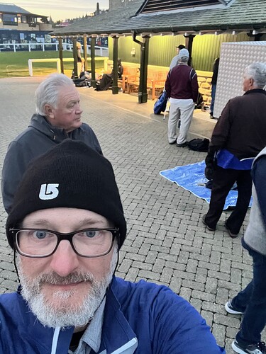 My place in line. The earliest guy got there at 10pm the night before. <br  />