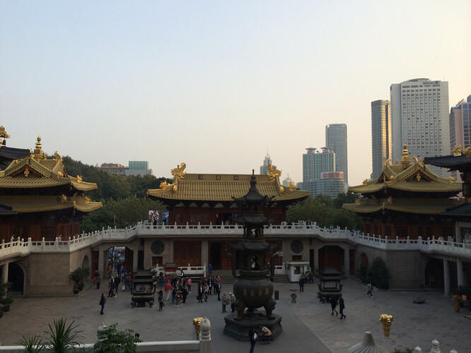 The center of the Temple