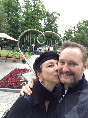 One of our "we wuz here, Charlie" selfies.