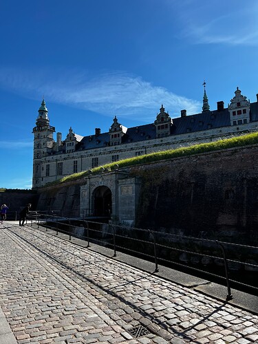 The actual entrance to the castle.