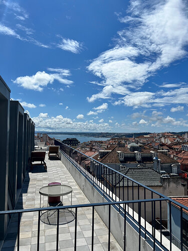 The view from our balcony