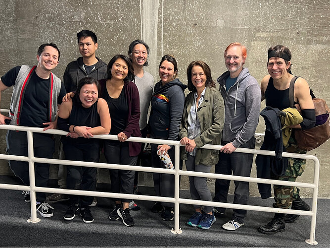 The gang starts rehearsals