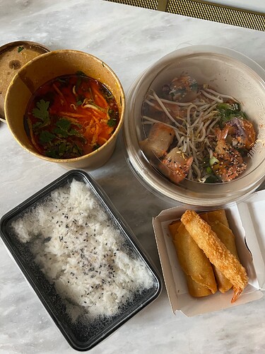 Some of the tasty food getting delivered via Wolt.