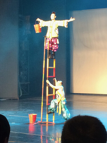 One of the shows in the theme park