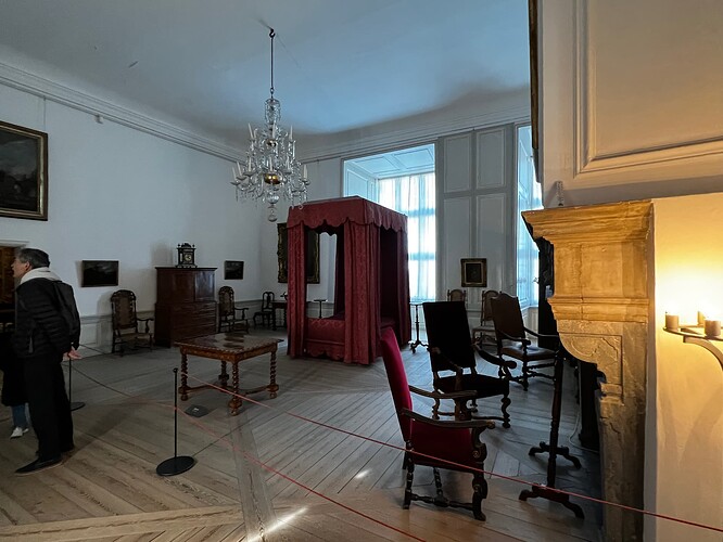 A bigger bedroom.