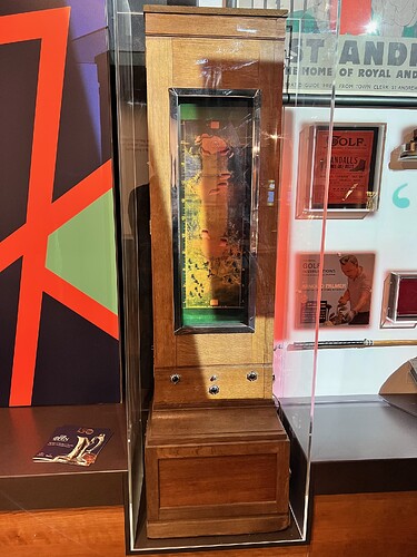 A golf arcade game from the early part of the 20th century.