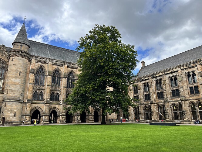 Why only one tree in the Uni quad?