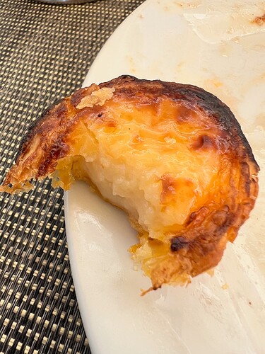 First Pastel de Nata of the trip. I'm SO happy!