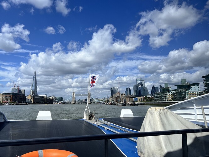 View from the Thames Clipper