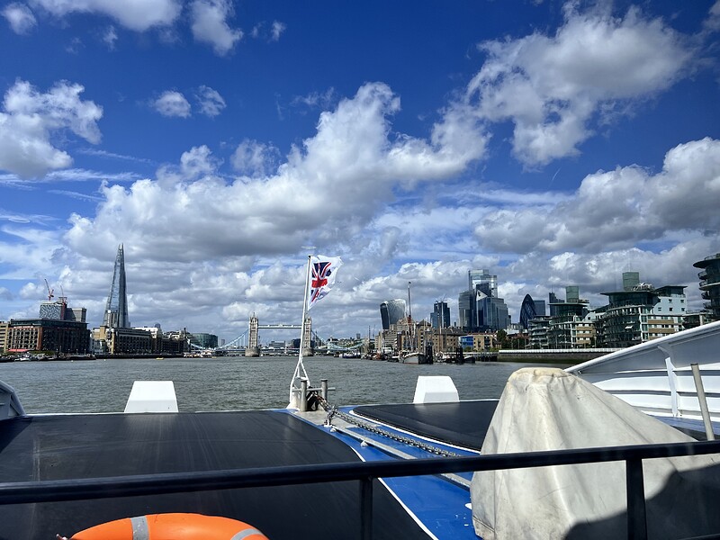 View from the Thames Clipper