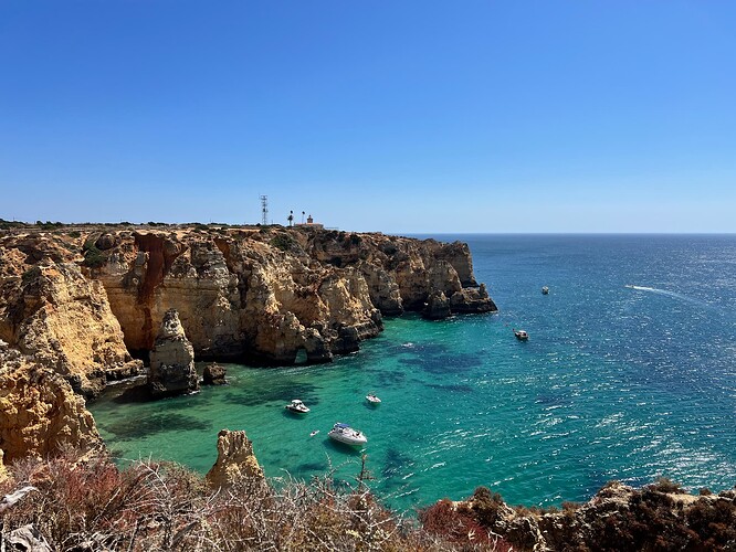 It's pretty stunning out here.