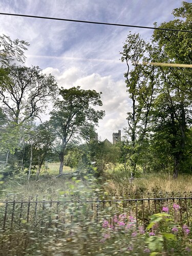 A random 'castle' on the way to Glasgow.