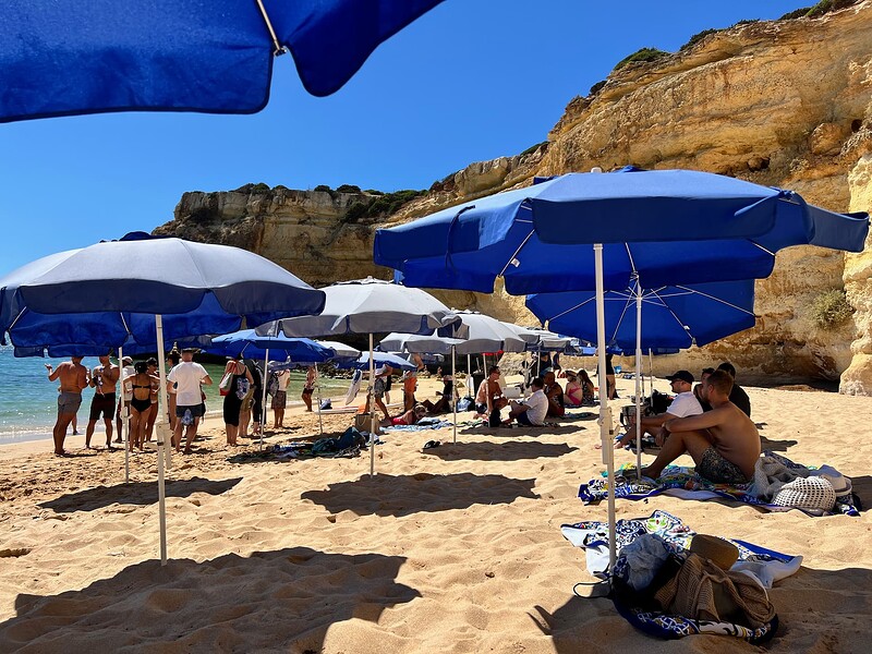 A beach BBQ