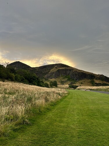 Looking back over my morning climb.