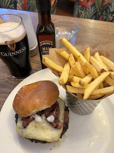 My first meal in Greenwich. Dinner at The Mitre