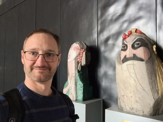 I look rather boring here...comparatively speaking...