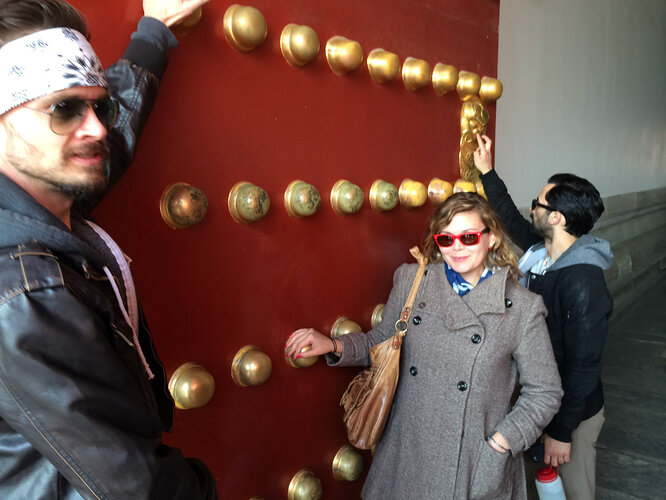 People keep telling us to rub things for good luck.