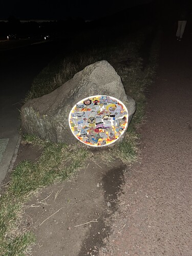 The beginning of the trail we took to Arthur's Seat.