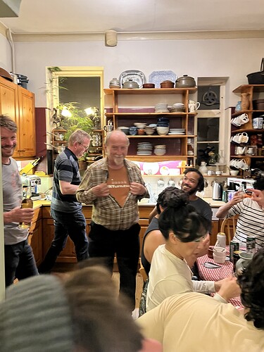 John Molleson shows off his swag