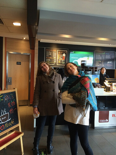 Reading the McCafe signage does crazy things to your neck