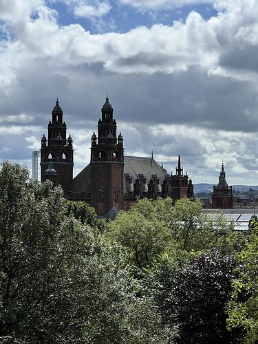 The Kelvingrove Art Museum...from a distance