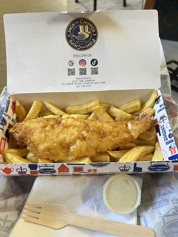 From Jack the Chipper. He promised they'd be the best I've ever tasted...he was wrong. But they were good.