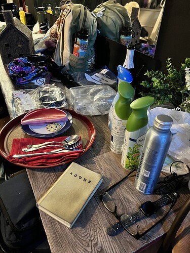 Backstage prop madness