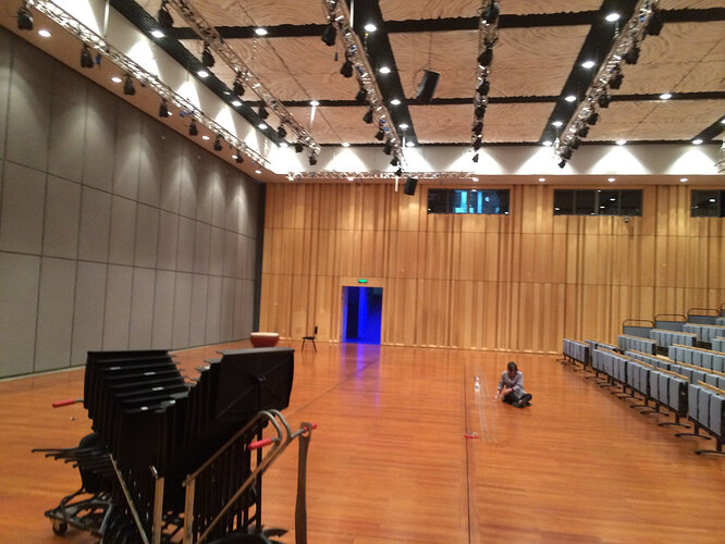 The multi-disciplinary theatre space