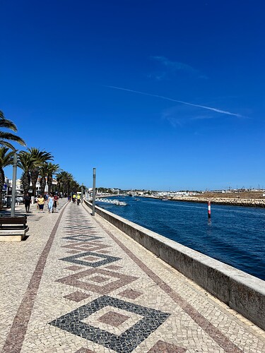 Love the tile work in the sidewalks