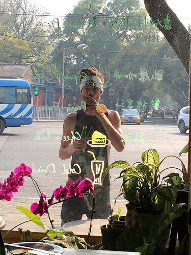 I have no idea how long Jesse stood there waiting for someone to take his picture.