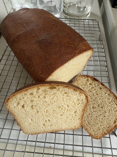 My lower carb bread loaf. Took a while to get here....